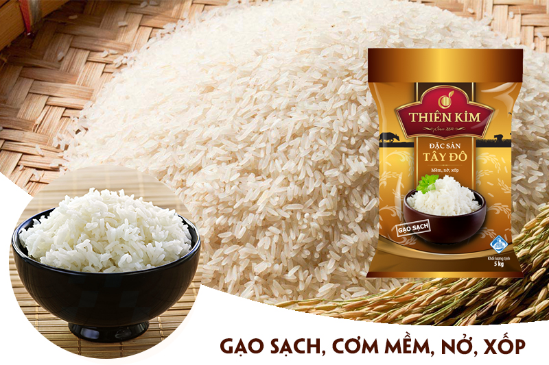 Gạo Thiên Kim đặc sản Tây Đô 5kg