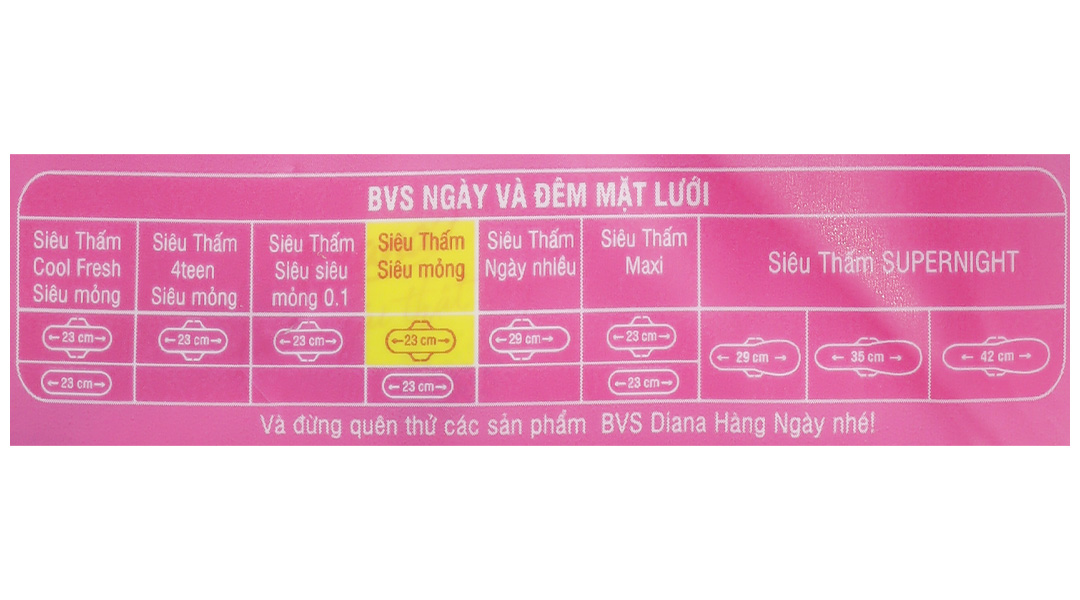 Băng vệ sinh Diana siêu thấm siêu mỏng, có cánh gói 20 miếng - 10