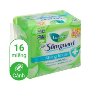 Băng vệ sinh Laurier Super Slimguard Cool có cánh 16 miếng