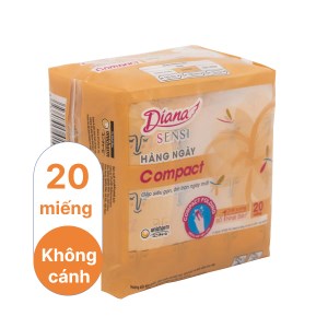 Băng vệ sinh hàng ngày Diana Sensi không cánh 20 miếng