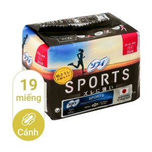 Băng vệ sinh Sofy sport cánh 19 miếng 26 cm