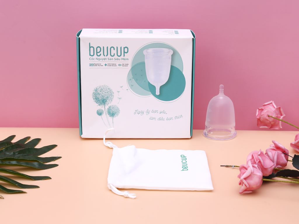 Cốc nguyệt san Beucup siêu mềm 8