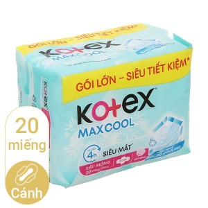 Băng vệ sinh Kotex Maxcool 20 miếng 23cm