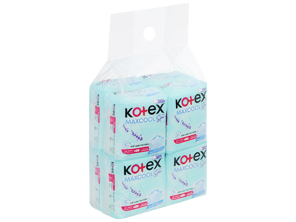 Lốc 8 gói băng vệ sinh Kotex thảo dược Cool siêu mỏng cánh 8 miếng 2