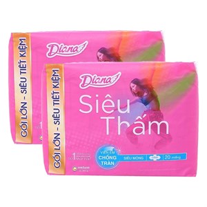 Combo 2 băng vệ sinh ban ngày Diana Siêu Thấm