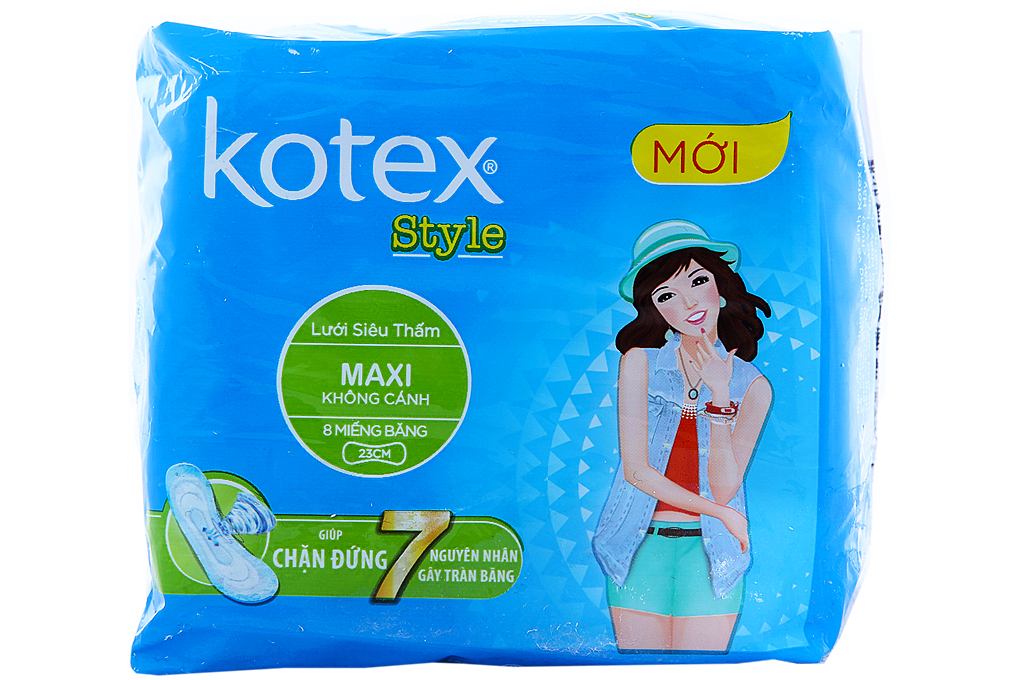 BVS Kotex Style Maxi không cánh 8 miếng