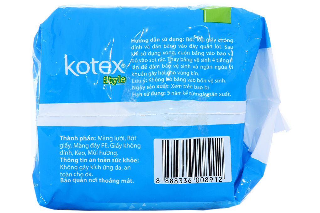 BVS Kotex Style Maxi không cánh 8 miếng