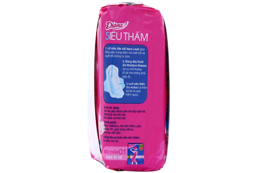 BVS Diana có cánh siêu thấm 0.1cm 8 miếng