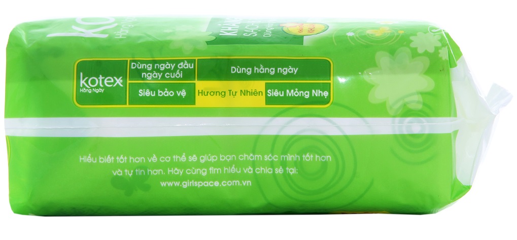 BVS hàng ngày Kotex không cánh kháng khuẩn 40 miếng