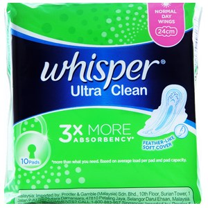 Whisper Ultra Clean Có cánh