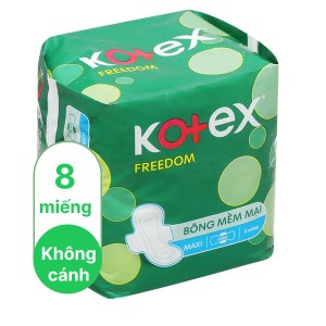 Băng vệ sinh Kotex Freedom có cánh 8 miếng