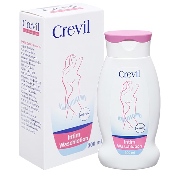 Dung dịch vệ sinh phụ nữ Crevil chống viêm, cân bằng pH