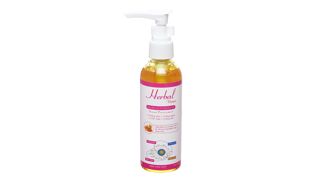 Gel tắm và vệ sinh phụ nữ Herbal Nano ngừa viêm nhiễm