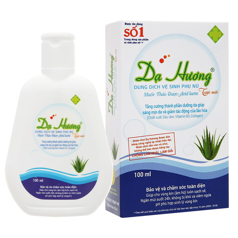 Dung dịch vệ sinh phụ nữ Dạ Hương hương lavender 100 ml 9