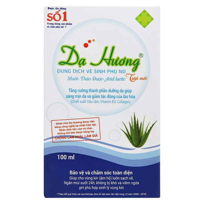Dung dịch vệ sinh phụ nữ Dạ Hương hương lavender 100 ml 10