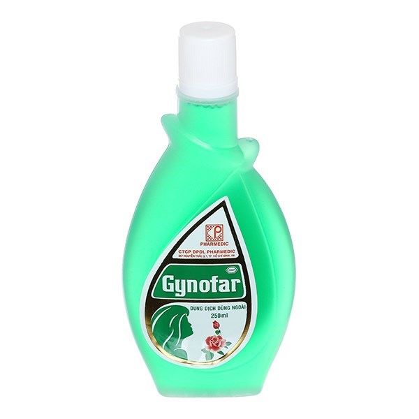 Dung dịch vệ sinh phụ nữ Gynofar trị ngứa âm hộ, viêm âm đạo chai 250ml