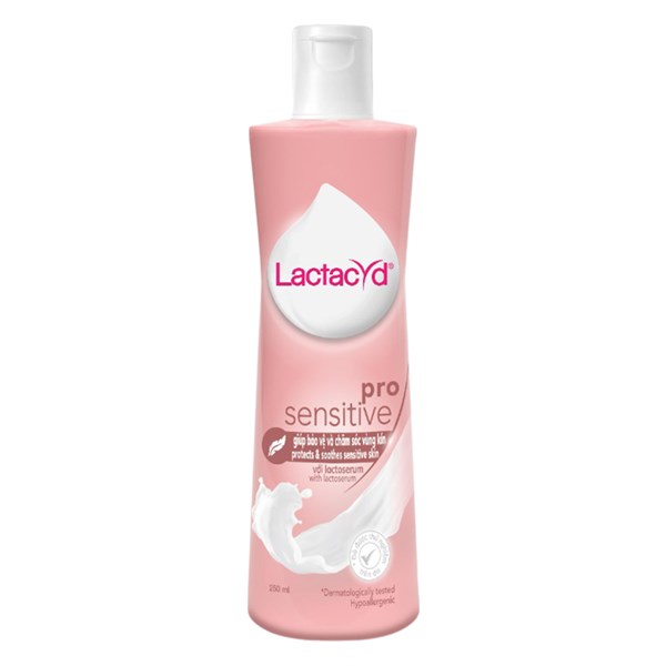 Dung Dịch Vệ Sinh Phụ Nữ Lactacyd Pro Sensitive Hương Dịu Nhẹ 250 Ml