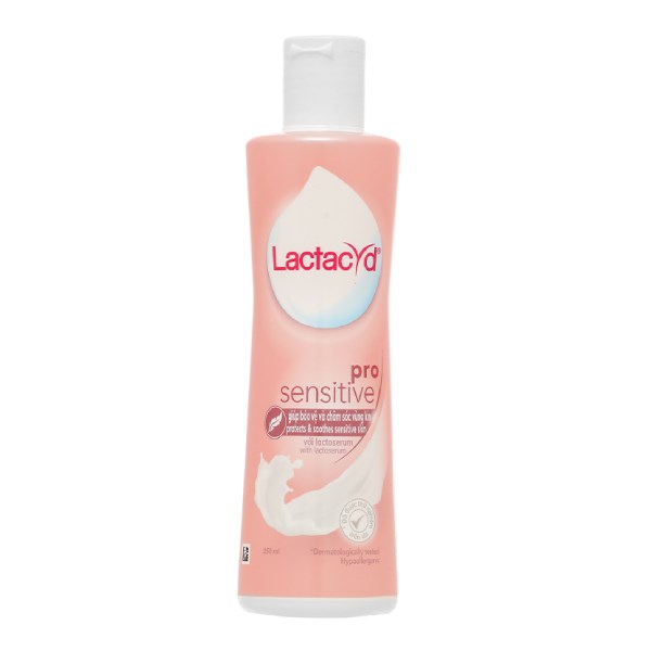 Dung Dịch Vệ Sinh Phụ Nữ Lactacyd Pro Sensitive Chai 250Ml