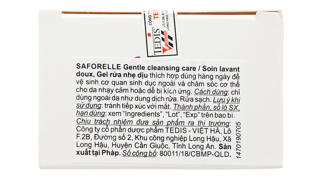 Dung dịch vệ sinh phụ nữ Saforelle Soin Lavant Doux Apaisant cho da nhạy cảm chai 100ml - 32