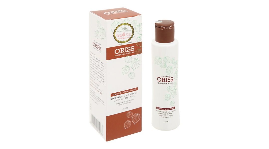 Dung dịch vệ sinh phụ nữ Oriss kháng khuẩn, sạch sâu