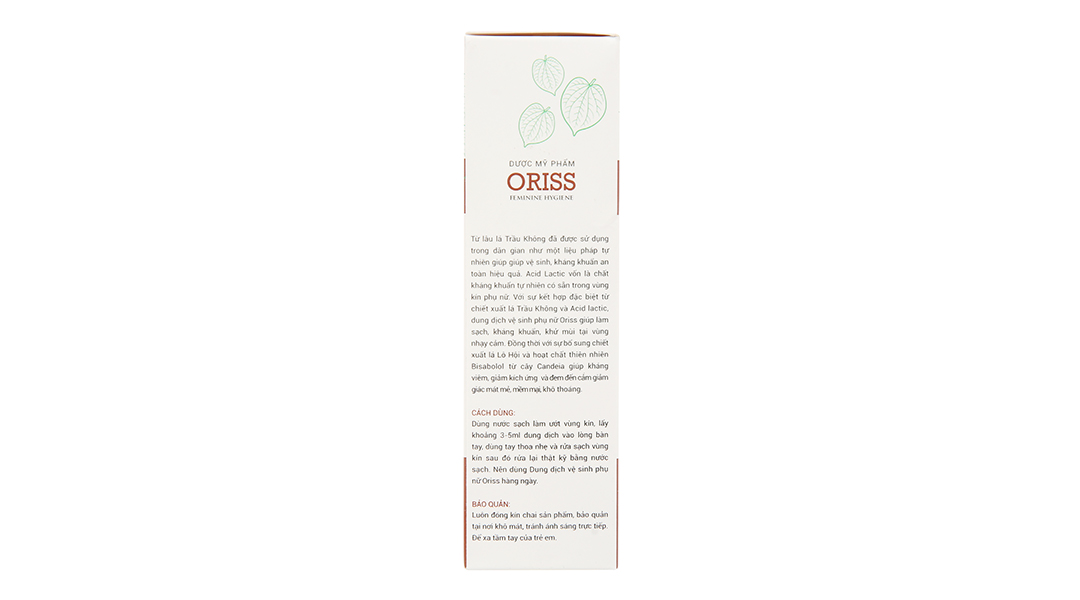 Dung dịch vệ sinh phụ nữ Oriss kháng khuẩn, sạch sâu