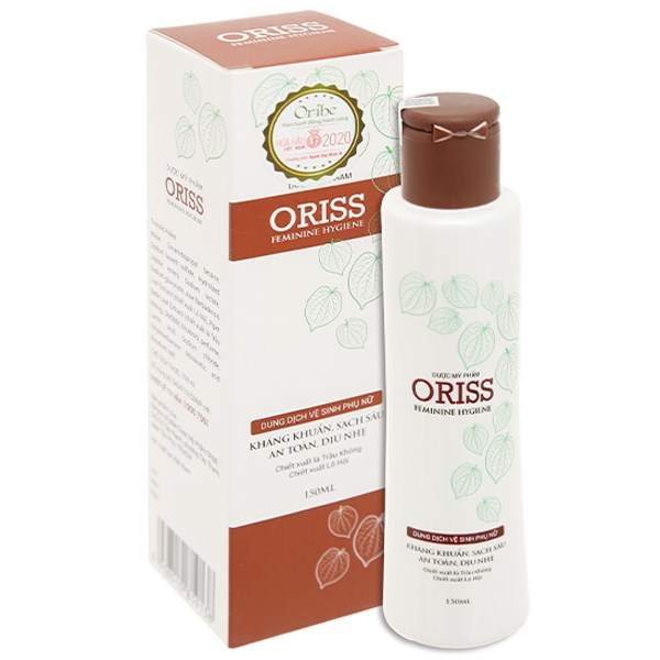 Dung dịch vệ sinh phụ nữ Oriss Feminine Hygiene kháng khuẩn, sạch sâu