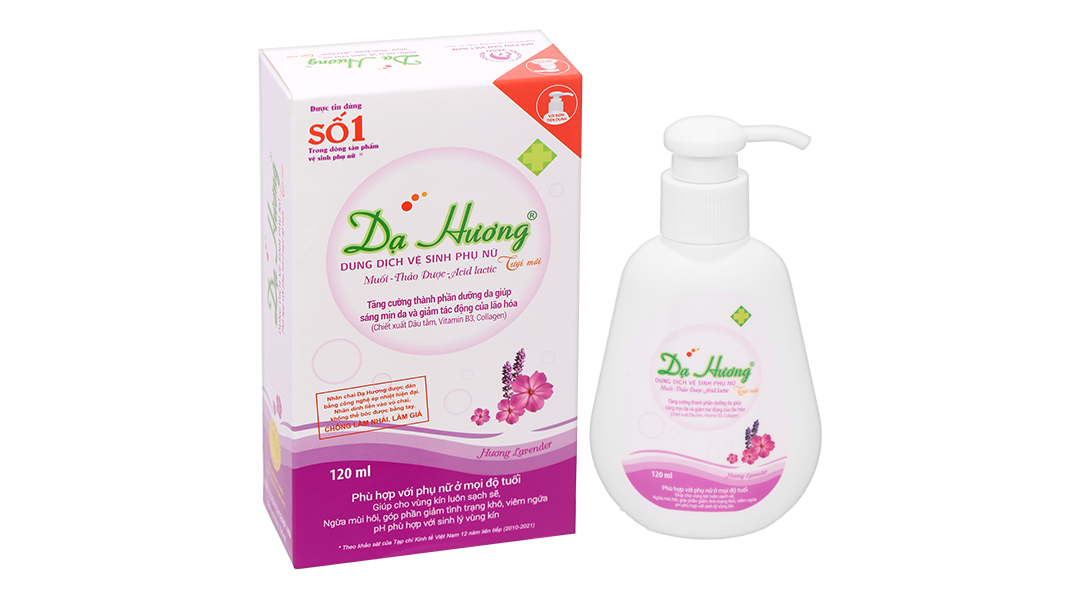 Dung dịch vệ sinh phụ nữ Dạ Hương hương lavender chai 100ml - 8