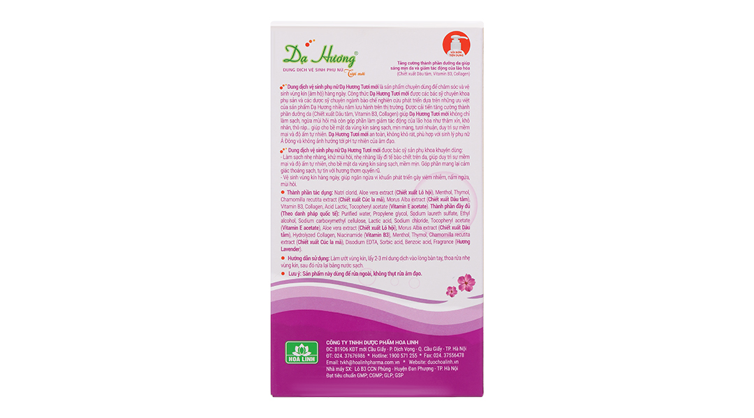 Dung dịch vệ sinh phụ nữ Dạ Hương hương lavender chai 100ml - 10