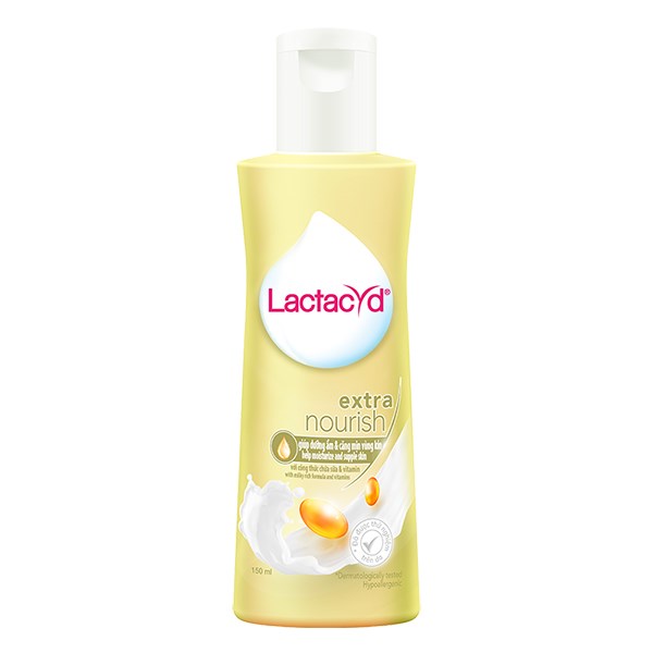 Dung Dịch Vệ Sinh Phụ Nữ Lactacyd Extra Nourish Hương Dịu Nhẹ 150 Ml