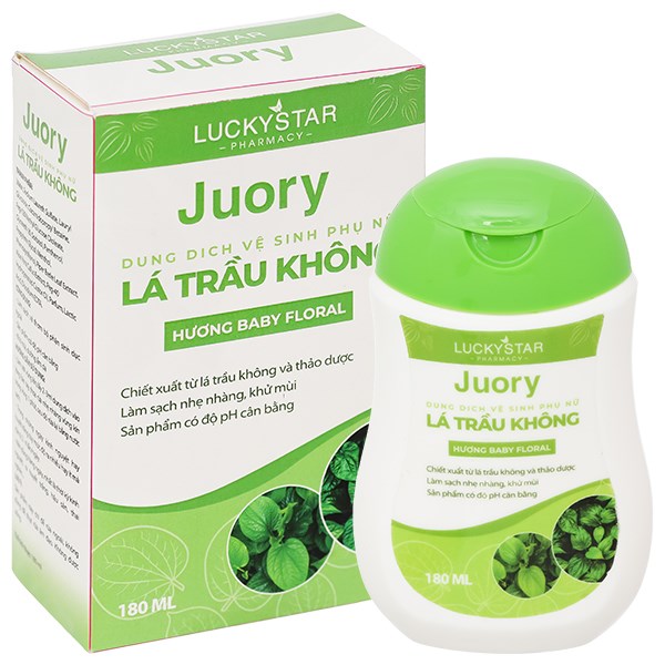 Dung dịch vệ sinh phụ nữ Lucky Star Juory Lá Trầu Không khử mùi