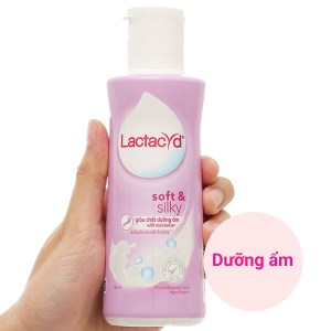 Dung dịch vệ sinh Lactacyd Soft & Silky dưỡng ẩm 150ml
