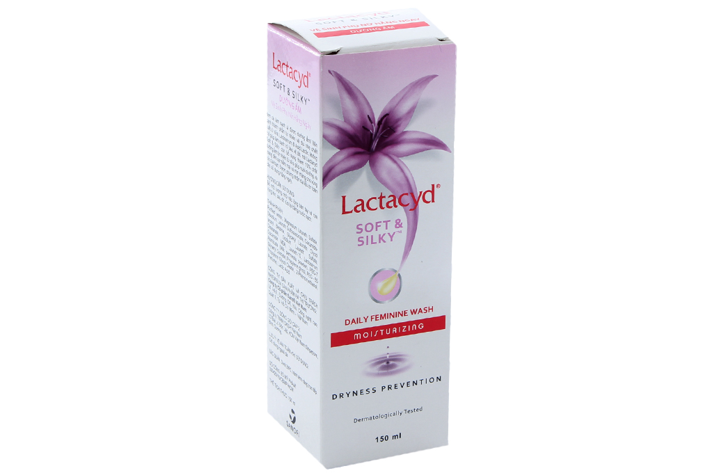 Dung dịch vệ sinh phụ nữ Lactacyd Soft & Silky 150ml