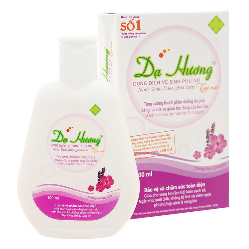 Dung dịch vệ sinh phụ nữ Dạ Hương hương lavender 100 ml 2