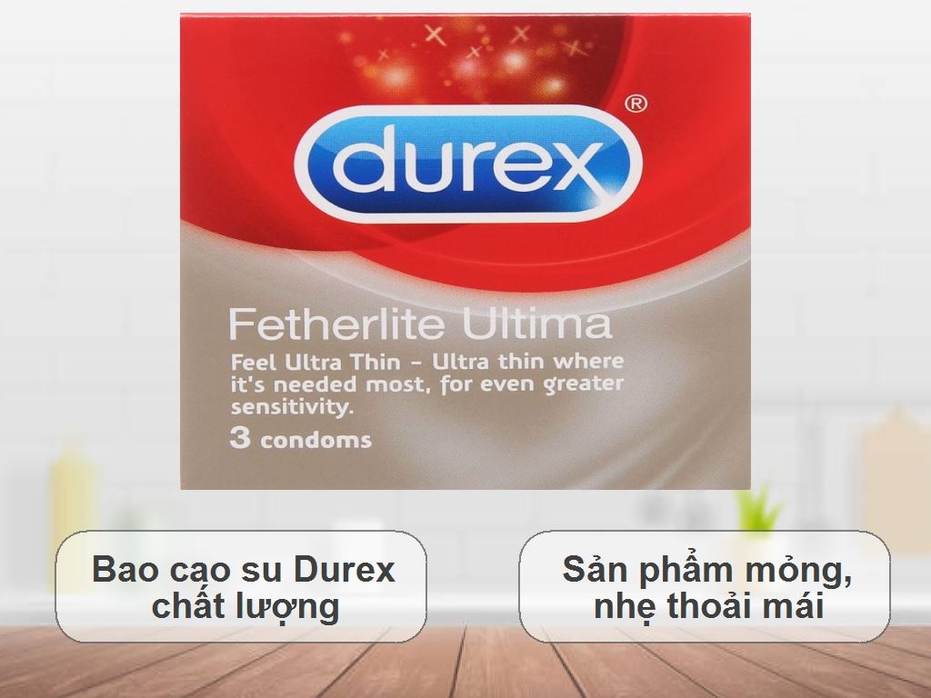 Bao cao su Durex Fetherlite Ultima 52mm 2