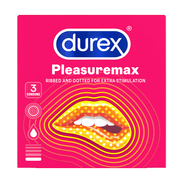 Bao cao su Durex Pleasuremax có chấm nổi 56mm
