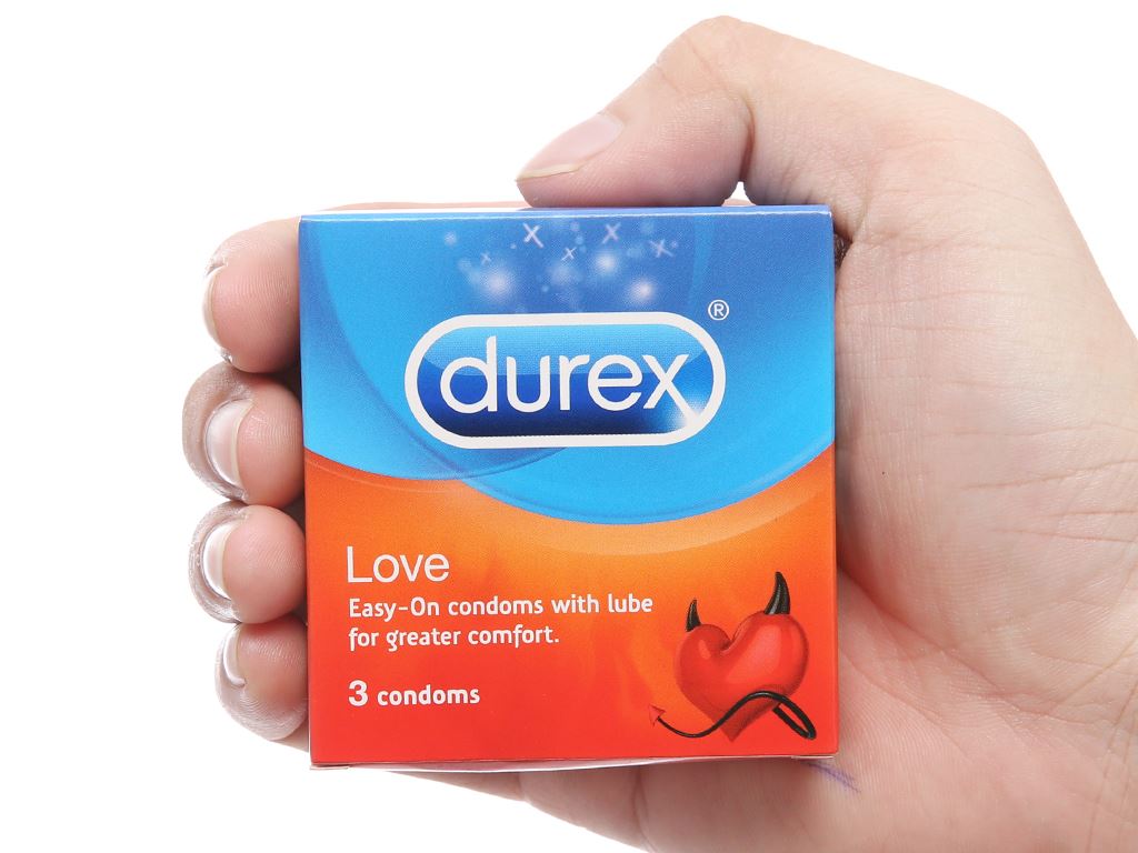 BCS Durex Love 3S size 52mm hộp 3 cái 5