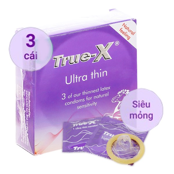 Hộp 3 Cái Bao Cao Su Durex Jeans 52.5 Mm