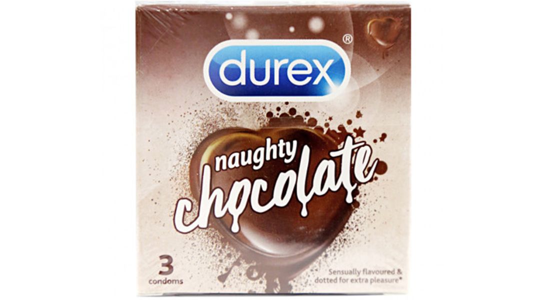 Bao cao su Durex Naughty hương Socola 52mm hộp 3 cái