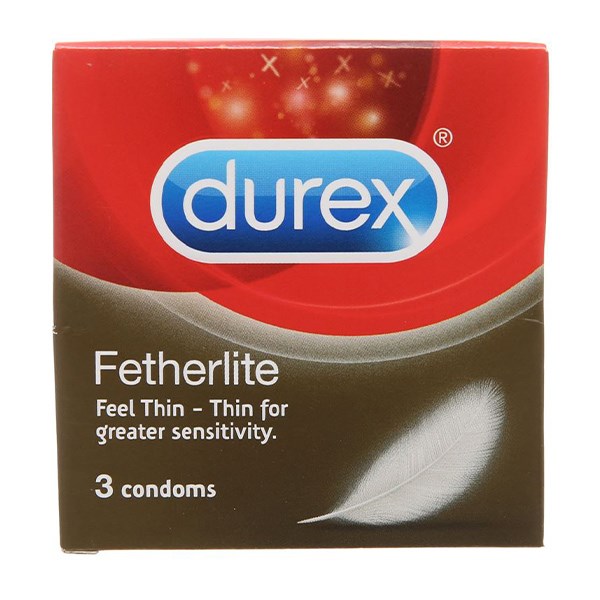 Hộp 3 cái bao cao su Durex Fetherlite 52.5 mm - AVAKids.com