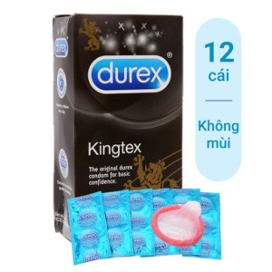 Hộp 12 cái bao cao su Durex Kingtex 49mm