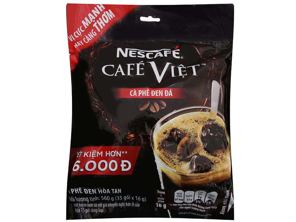 Đắm mình trong hương thơm của NesCafé Café Việt 560g, sản phẩm cà phê đen đá hoàn hảo cho thói quen uống của bạn. Với cách pha chế đơn giản, bạn có thể thưởng thức một tách cà phê ngon miệng và đầy đủ hương vị đặc trưng của cà phê Việt Nam.