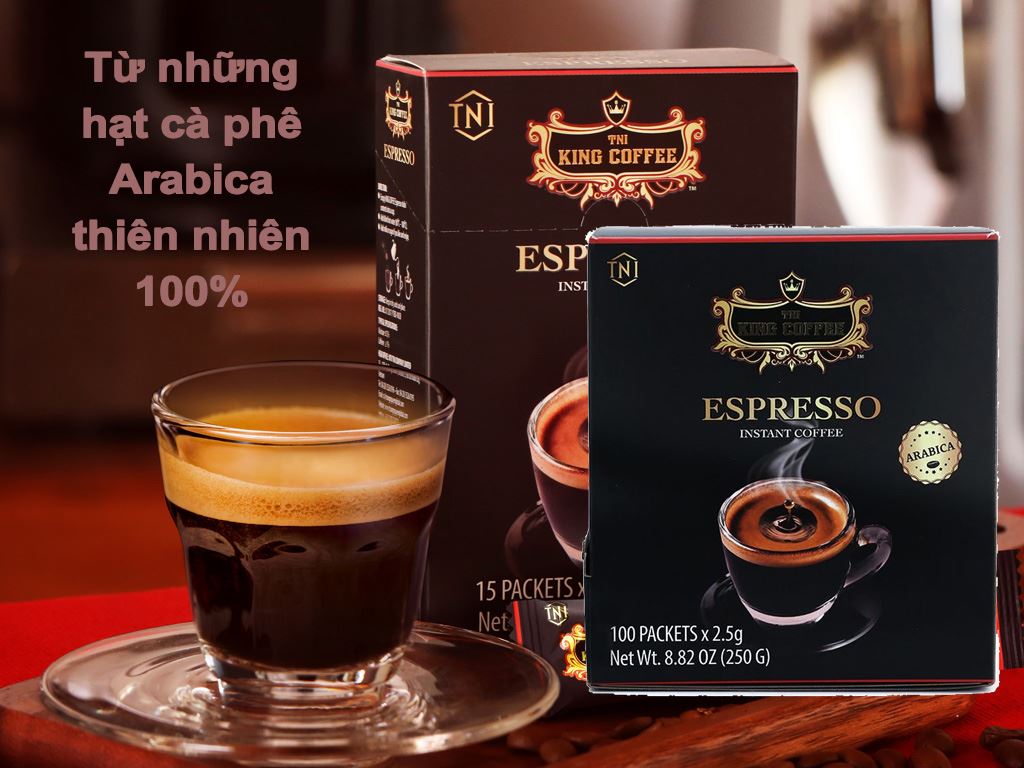 Cà phê đen TNI King Coffee Espresso 250g 2