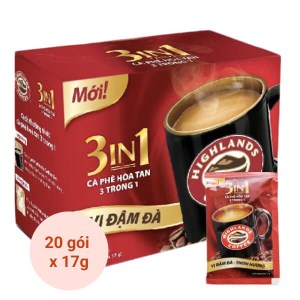 Cà phê sữa Highlands 3 in 1 340g