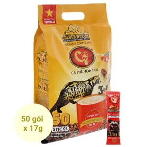 Cà phê hòa tan 3 trong 1 Con Chồn Vàng 850g