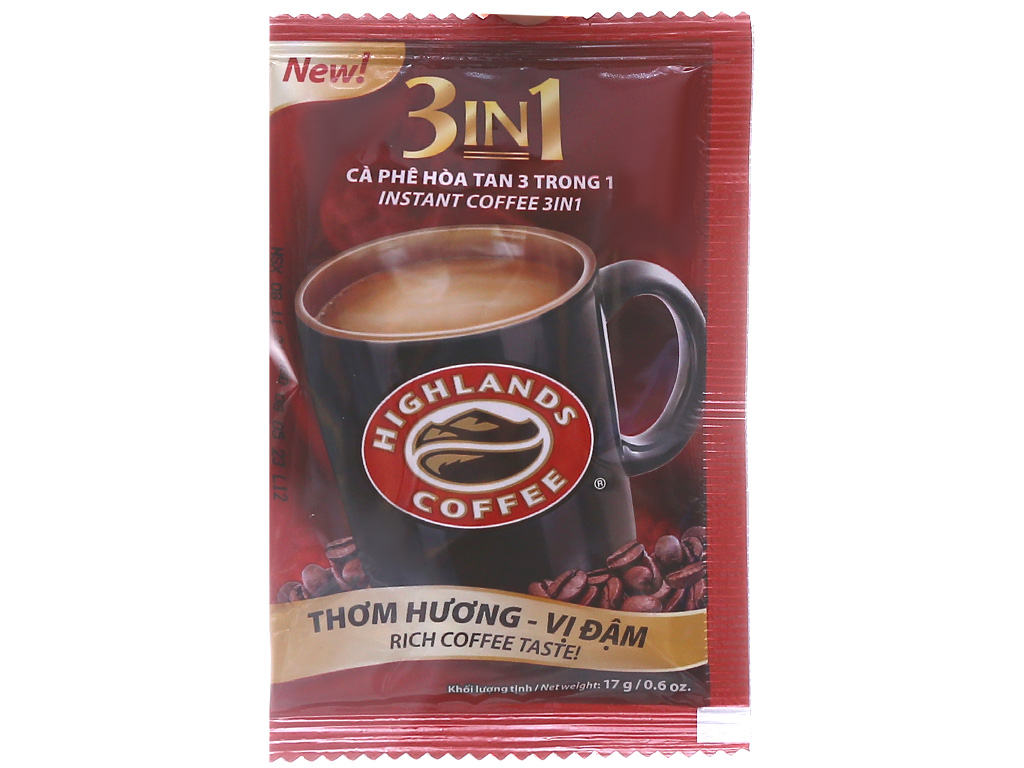 Cà phê sữa Highlands 3 in 1 850g 10