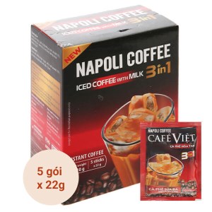 Cà phê sữa đá Napoli Coffee 3 in 1 110g