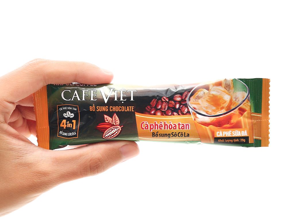 Cà phê sữa hòa tan Napoli Coffee Café Việt 4 in 1 290g 9