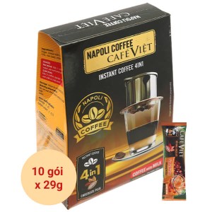 Cà phê sữa hòa tan Napoli Coffee Café Việt 4 in 1 290g
