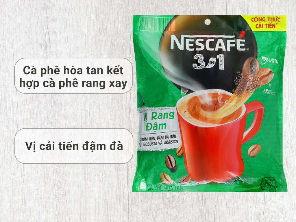 Cafe sữa NesCafé 3 in 1 bịch 782g giá tốt tại Bách hoá XANH