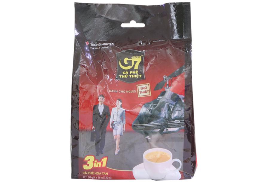 Cà phê hòa tan G7 3in1 gói 16g (bịch 20 gói)
